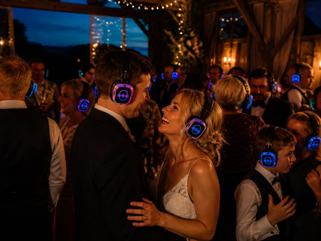 Silent Disco Hire for Weddings in Devon