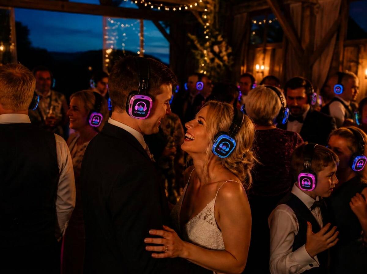 Silent Disco Hire for Weddings in Devon